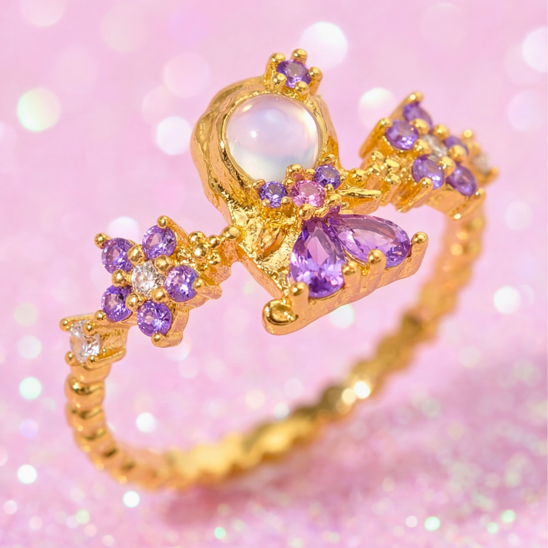 Tower Bloom Adjustable Ring - Rapunzel