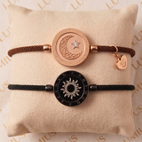 Sun & Moon Touch Bracelets with Rope Set