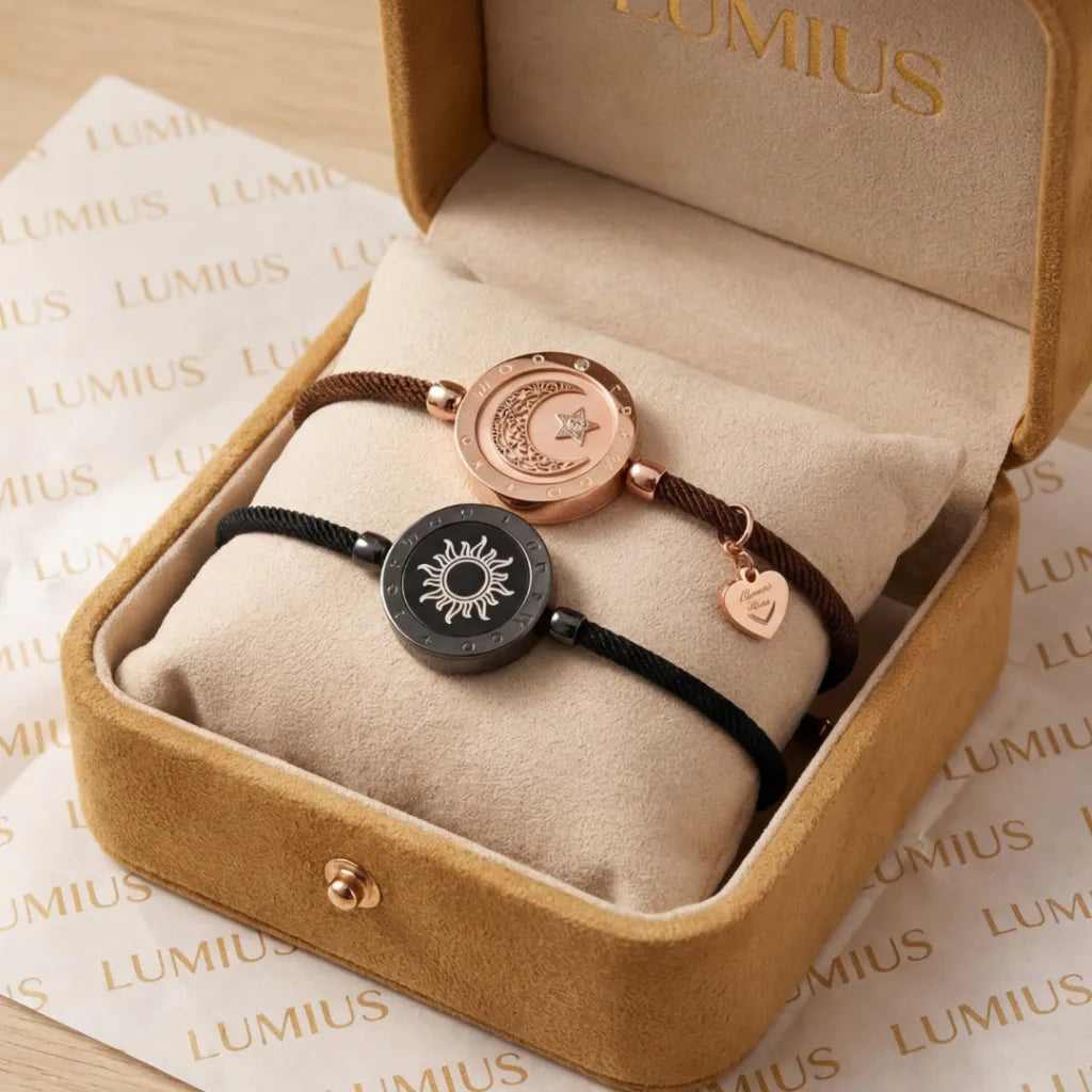 Sun & Moon Touch Bracelets with Rope Set