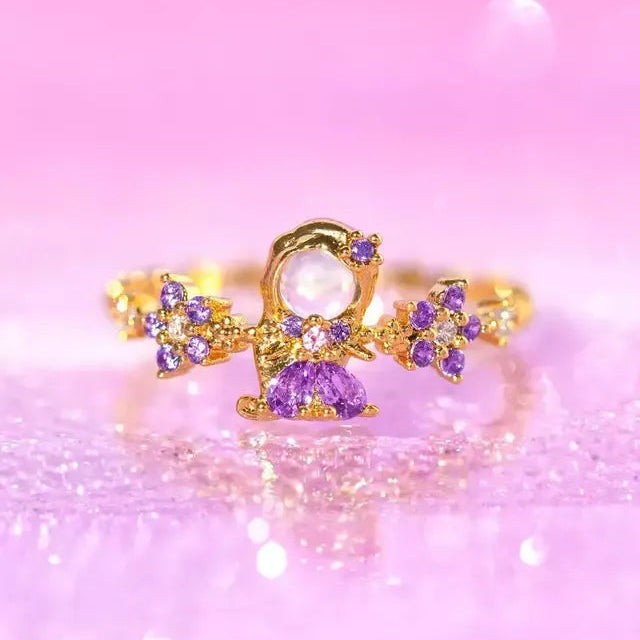 Tower Bloom Adjustable Ring - Rapunzel
